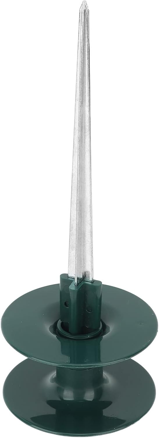 Universal Durable Hose Guide Spikes Labor Saving Water Pipe Guide for Garden Yard Lawn, ABS Zinc Alloy Spike Holder for Gardening
