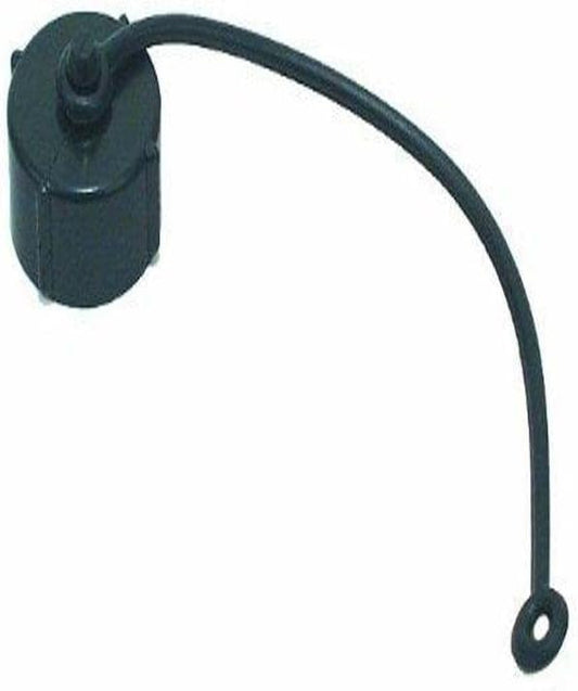 T1020-1DVP EZ Coupler Hose Cap with Strap - 3/4", Black