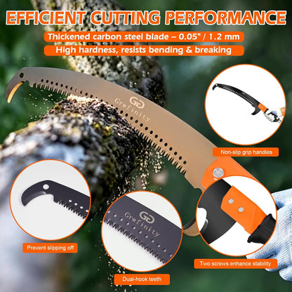 Manual Pole Saw, 7.8 Ft Pole Saws for Tree Trimming