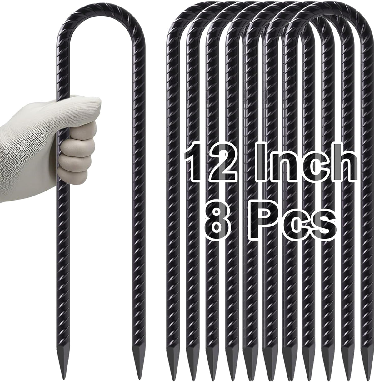 Trampoline Stakes Heavy Duty 12 Inch Trampoline Anchors High Wind