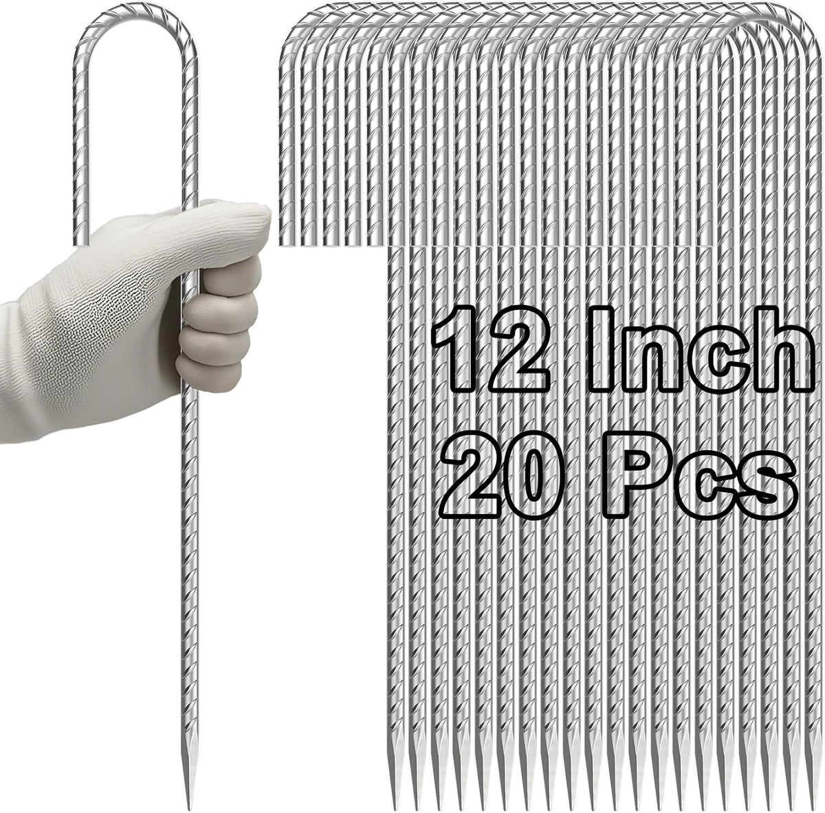 Trampoline Stakes Heavy Duty 12 Inch Trampoline Anchors High Wind