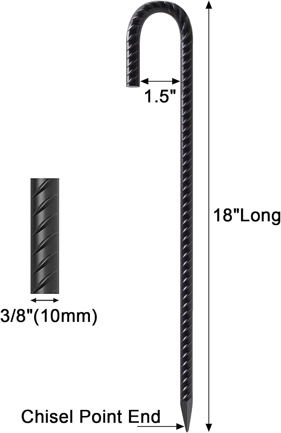 Trampoline Stakes Heavy Duty 12 Inch Trampoline Anchors High Wind