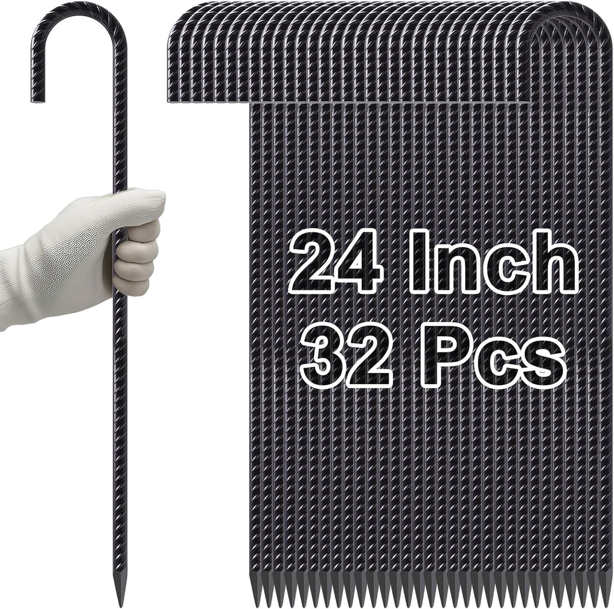 Trampoline Stakes Heavy Duty 12 Inch Trampoline Anchors High Wind