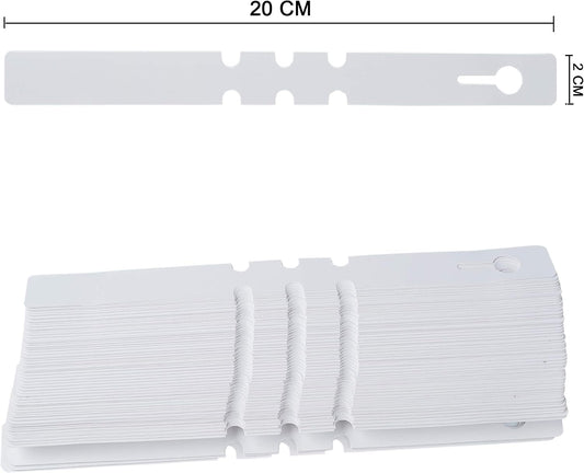 200 Pcs White Plastic Plant Tags with Marker Pen