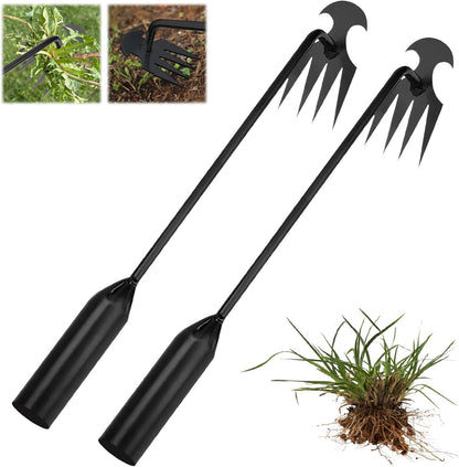 Weed Puller Tool Garden Weed Pulling Tool, Garden Hand Rake Tool