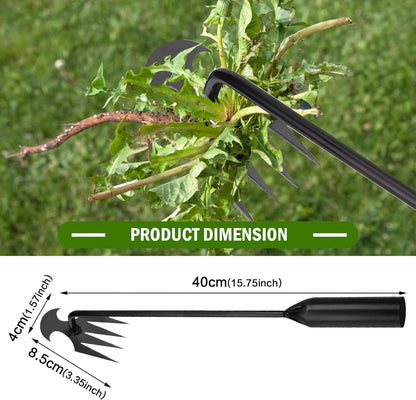Weed Puller Tool Garden Weed Pulling Tool, Garden Hand Rake Tool