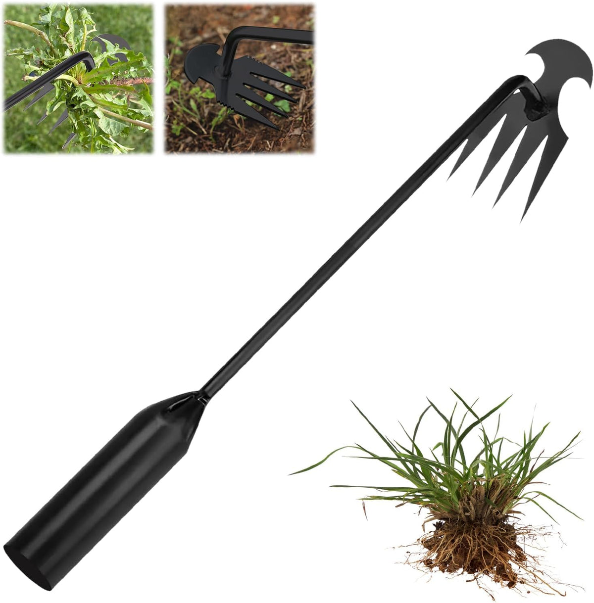 Weed Puller Tool Garden Weed Pulling Tool, Garden Hand Rake Tool