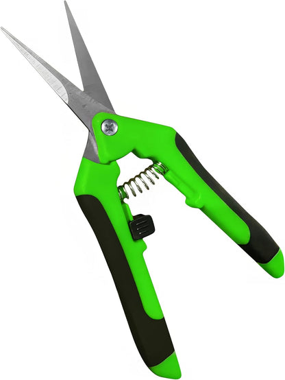 Classic Bypass Pruning Shears Clippers – Heavy Duty Forged Steel Garden Pruners – Safety Lock – Non Slip Comfort Grips – Cuts up to 1” Diameter – Professional Bypass Pruners for Gardening