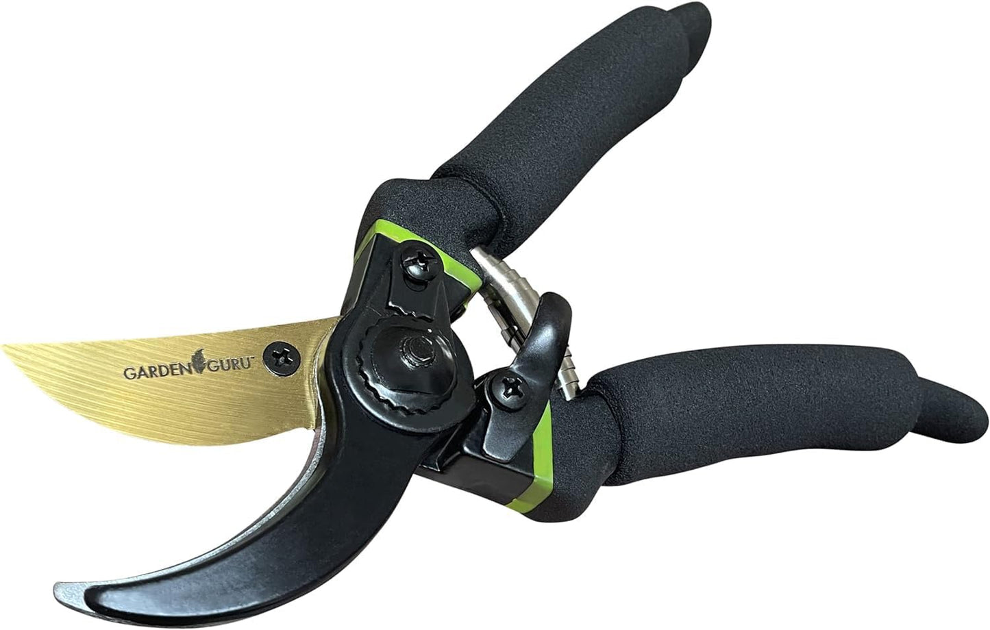 Classic Bypass Pruning Shears Clippers – Heavy Duty Forged Steel Garden Pruners – Safety Lock – Non Slip Comfort Grips – Cuts up to 1” Diameter – Professional Bypass Pruners for Gardening