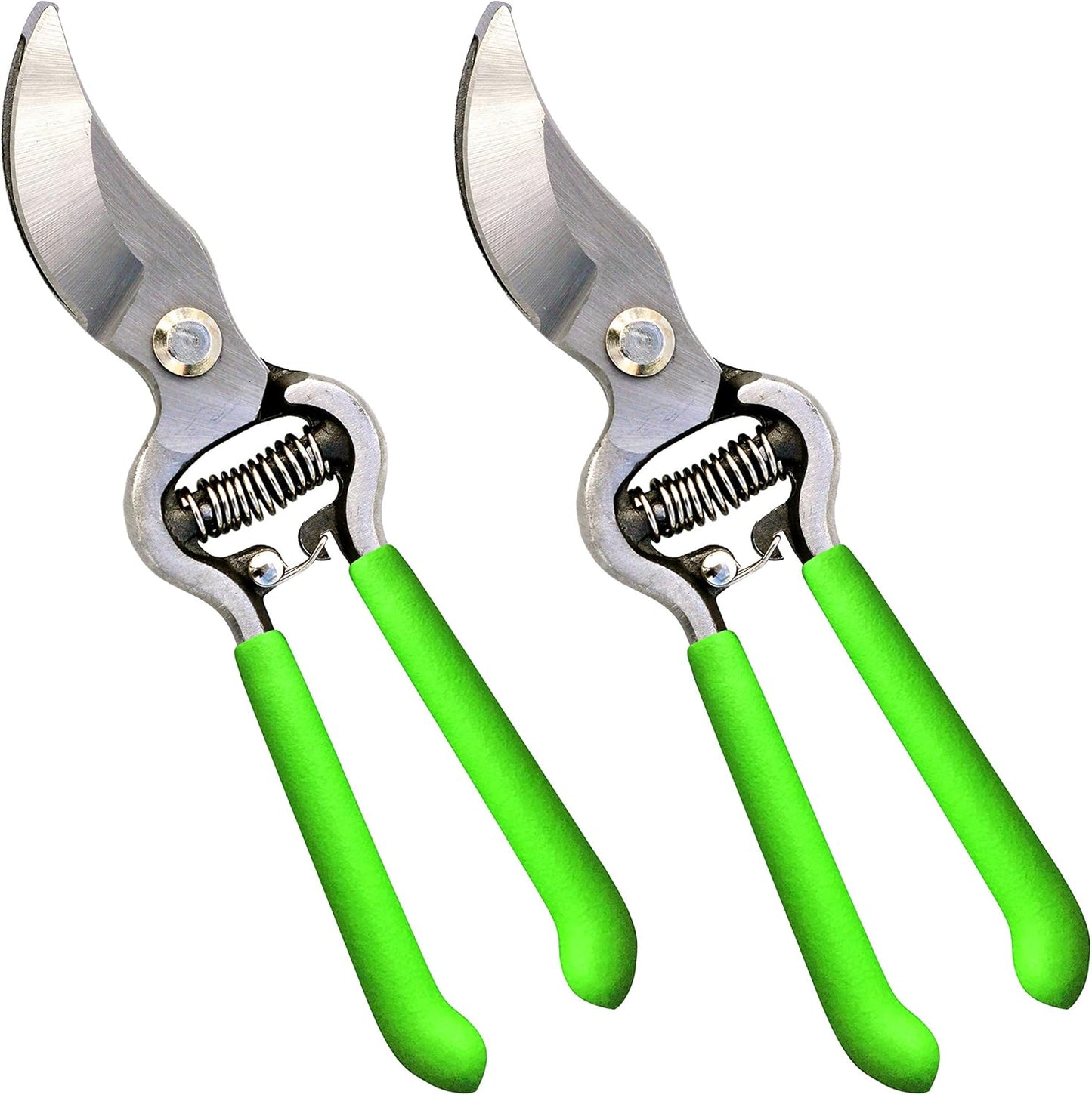 Classic Bypass Pruning Shears Clippers – Heavy Duty Forged Steel Garden Pruners – Safety Lock – Non Slip Comfort Grips – Cuts up to 1” Diameter – Professional Bypass Pruners for Gardening