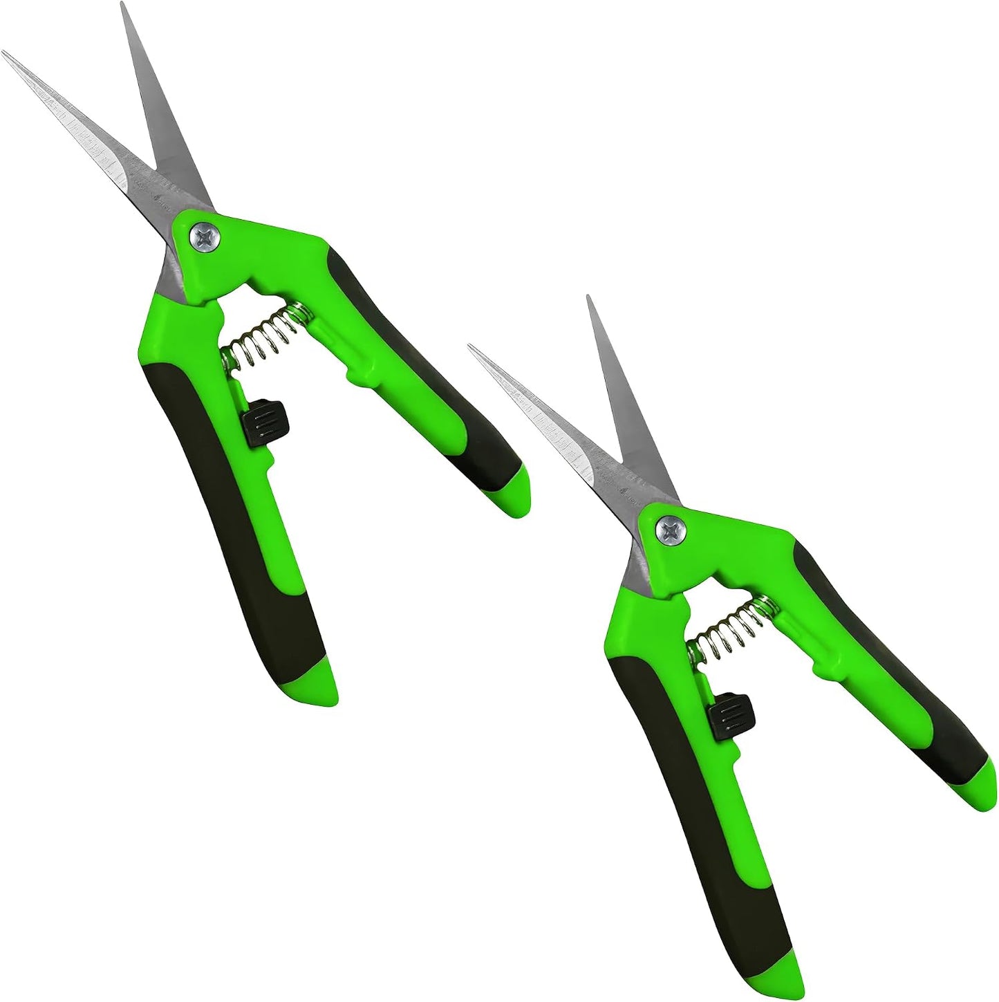 Classic Bypass Pruning Shears Clippers – Heavy Duty Forged Steel Garden Pruners – Safety Lock – Non Slip Comfort Grips – Cuts up to 1” Diameter – Professional Bypass Pruners for Gardening
