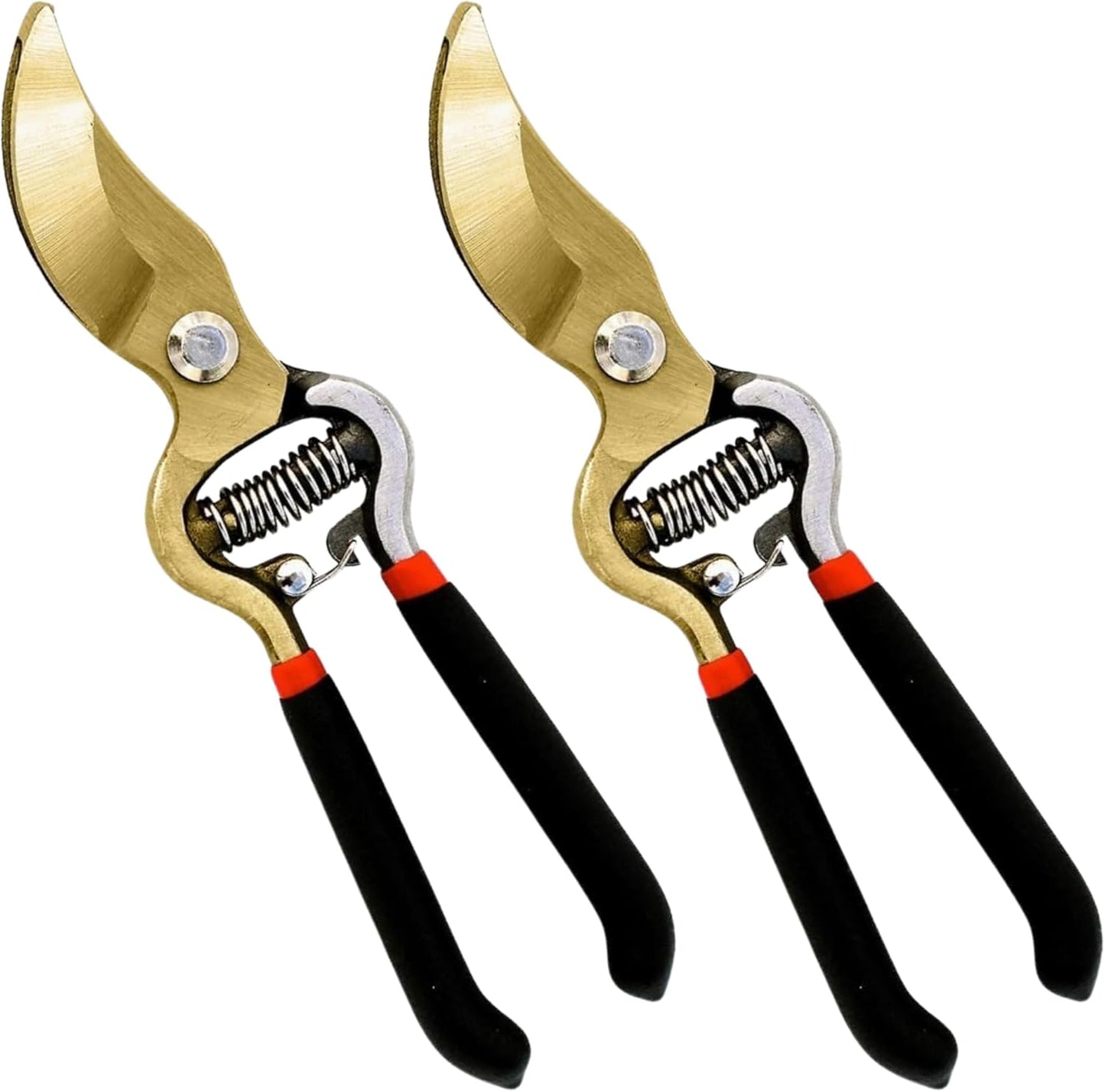 Classic Bypass Pruning Shears Clippers – Heavy Duty Forged Steel Garden Pruners – Safety Lock – Non Slip Comfort Grips – Cuts up to 1” Diameter – Professional Bypass Pruners for Gardening