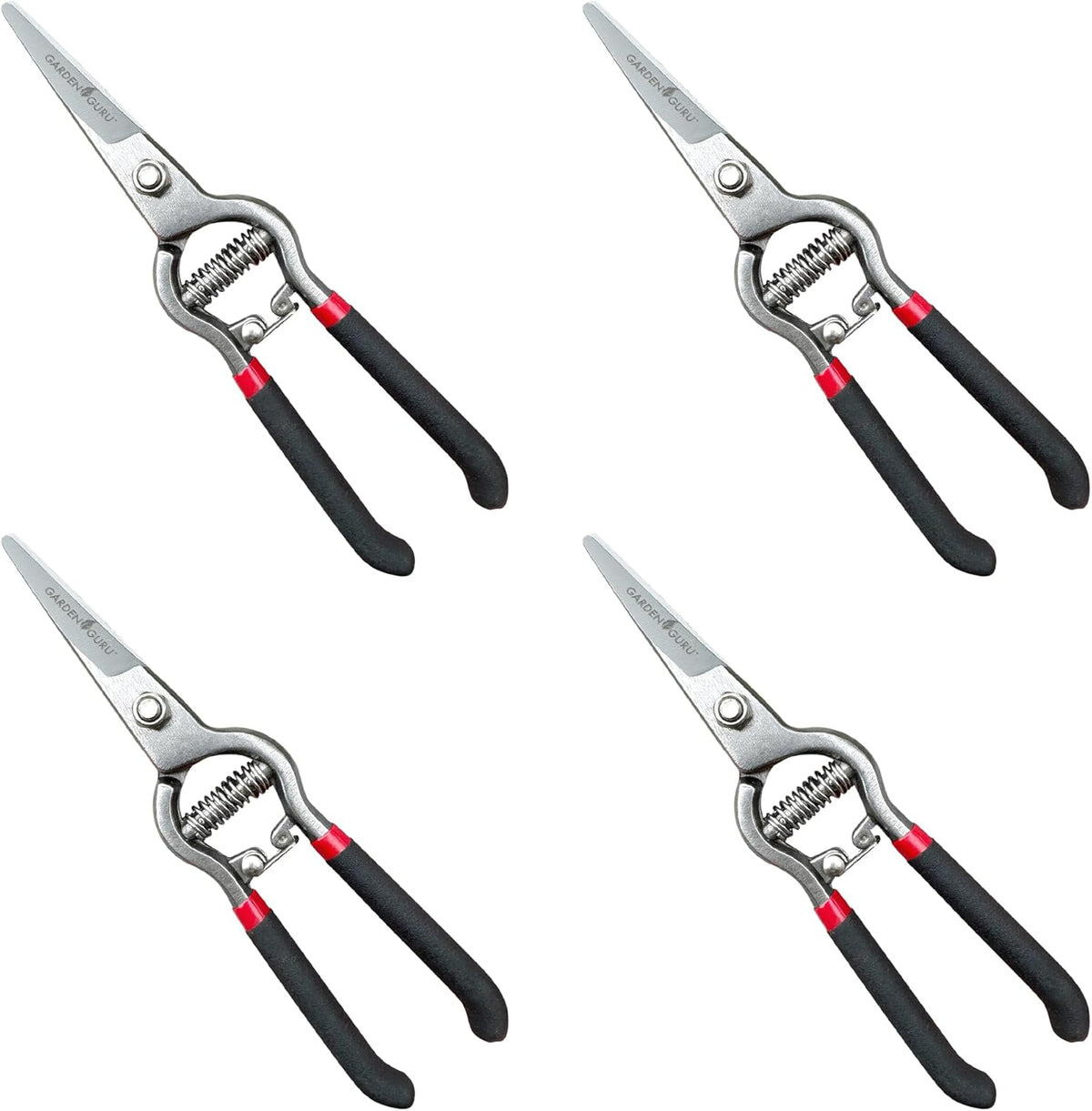 Classic Bypass Pruning Shears Clippers – Heavy Duty Forged Steel Garden Pruners – Safety Lock – Non Slip Comfort Grips – Cuts up to 1” Diameter – Professional Bypass Pruners for Gardening