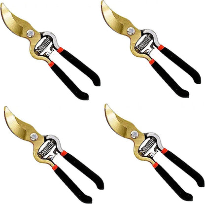 Classic Bypass Pruning Shears Clippers – Heavy Duty Forged Steel Garden Pruners – Safety Lock – Non Slip Comfort Grips – Cuts up to 1” Diameter – Professional Bypass Pruners for Gardening