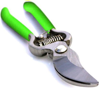 Classic Bypass Pruning Shears Clippers – Heavy Duty Forged Steel Garden Pruners – Safety Lock – Non Slip Comfort Grips – Cuts up to 1” Diameter – Professional Bypass Pruners for Gardening