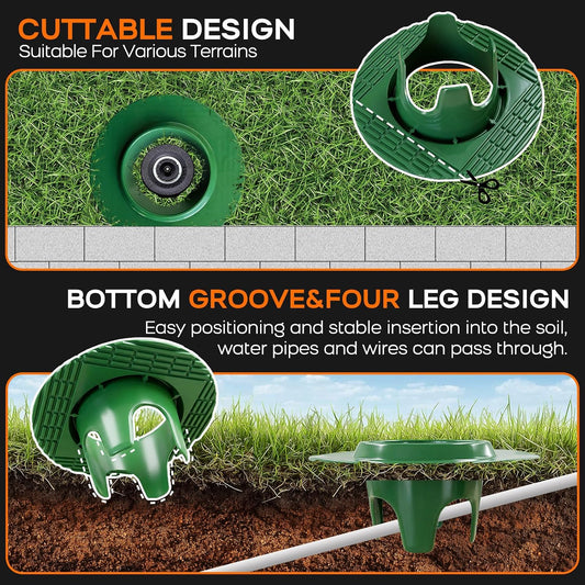 10Pack Sprinkler Head Protector, Cuttable Design, ABS Plash Guard