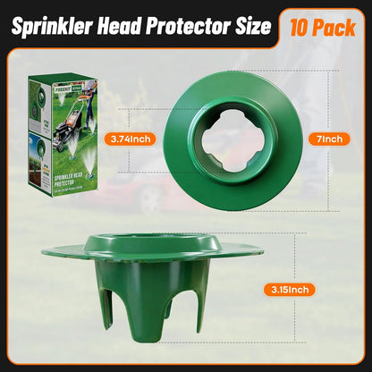 10Pack Sprinkler Head Protector, Cuttable Design, ABS Plash Guard