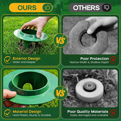 10Pack Sprinkler Head Protector, Cuttable Design, ABS Plash Guard