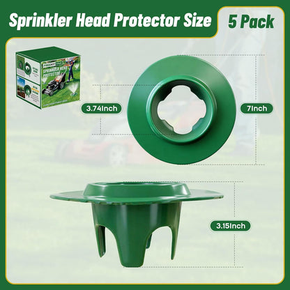 10Pack Sprinkler Head Protector, Cuttable Design, ABS Plash Guard