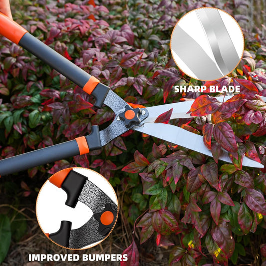 1-Piece Loppers Hedge Shears Pruners Heavy Duty Combo Clippers