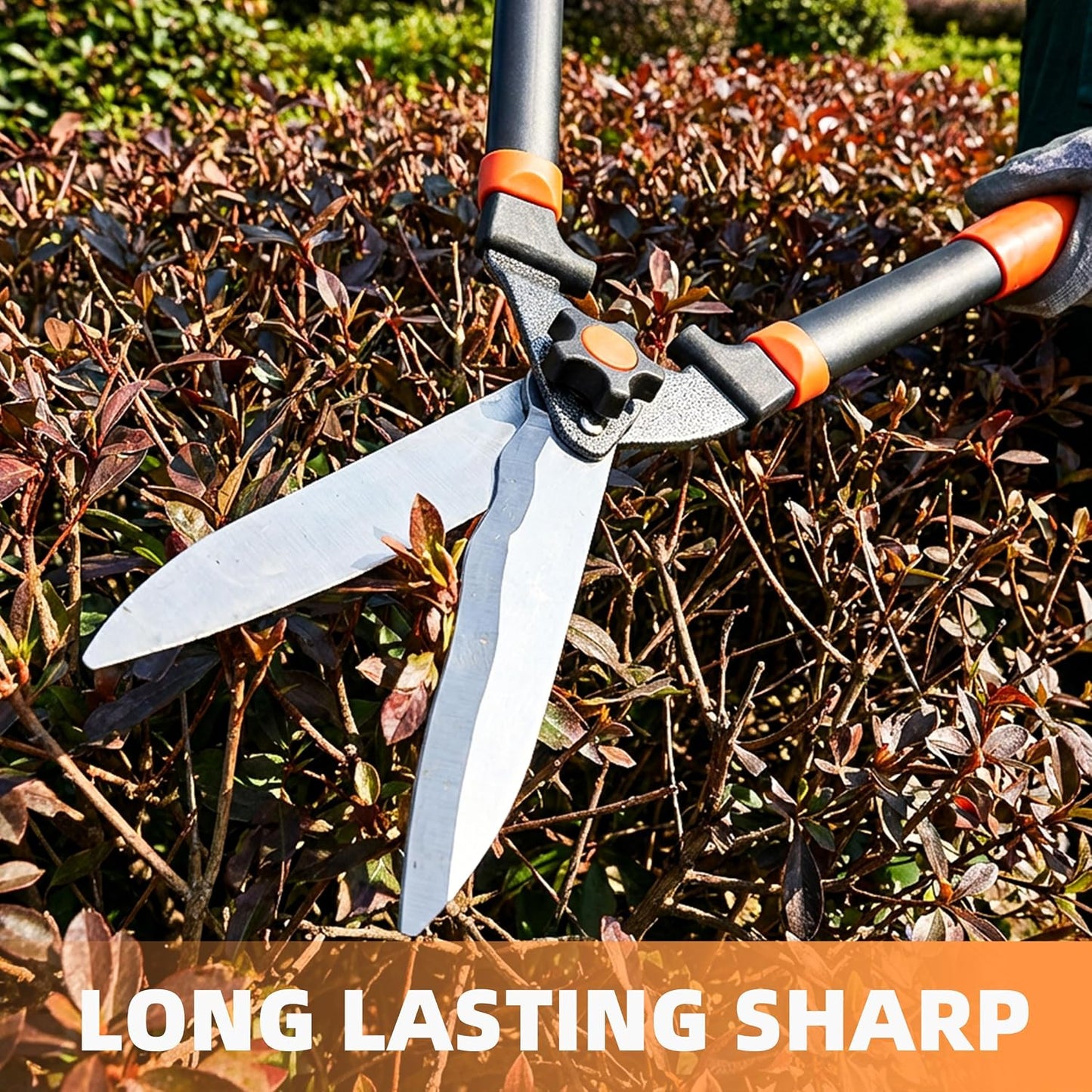 1-Piece Loppers Hedge Shears Pruners Heavy Duty Combo Clippers