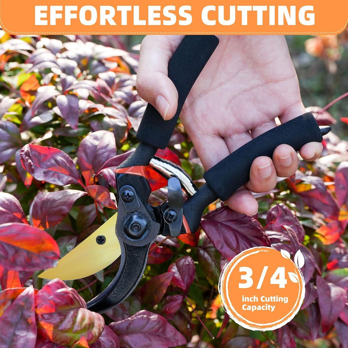 1-Piece Loppers Hedge Shears Pruners Heavy Duty Combo Clippers