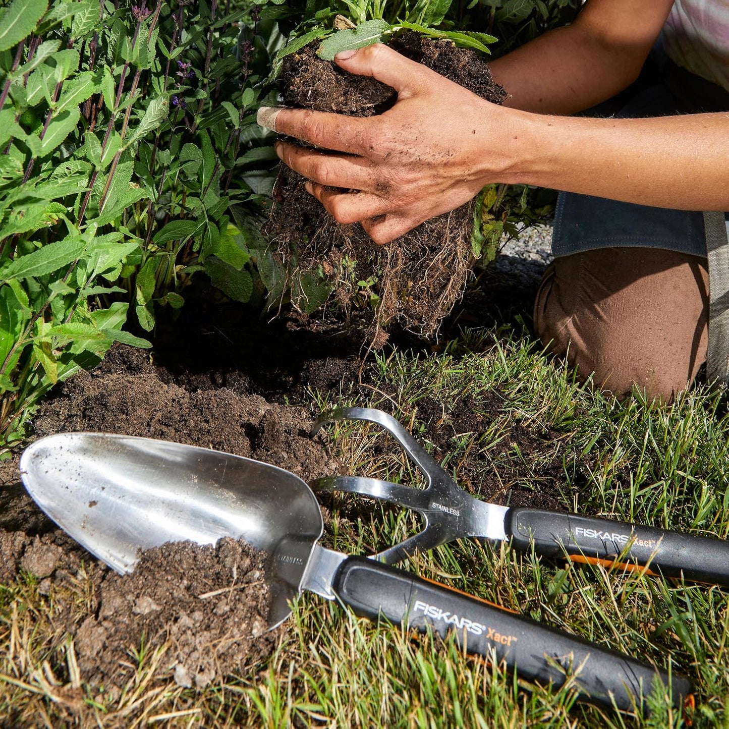 Xact Hand Cultivator, Stainless Steel Weeder, Durable Garden Tool