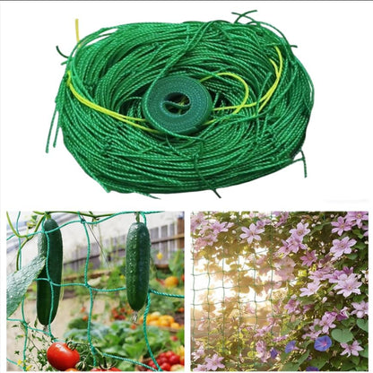 Trellis Netting for Climbing Plants - Heavy Duty Garden Trellis Netting for Cucumber, Vine, Fruits & Vegetables Tomato Plants Trellis Net, Climbing Vining Plants 10' x 7'Ft Green