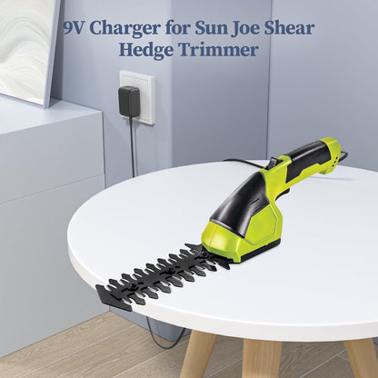 9V Adapter for Snow Joe Sun Joe HJ604C HJ605CC Grass Shear Hedge Trimmer