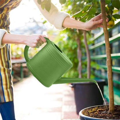 Plant Watering Can for Home Garden - with Long Spout - 1/4 Gallon - Green