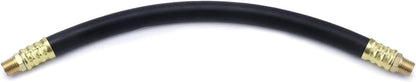 Air Compressor Hose, 3/8" X 15" Air Hose, 300 PSI Max Working Pressure, 1/4" Male NPT To 1/4" Male NPT Connections, 2 Pack