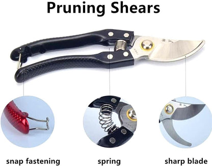 Garden Tool Set 4 PCS Pruning Shears and Garden Shovel Transplant Trowel
