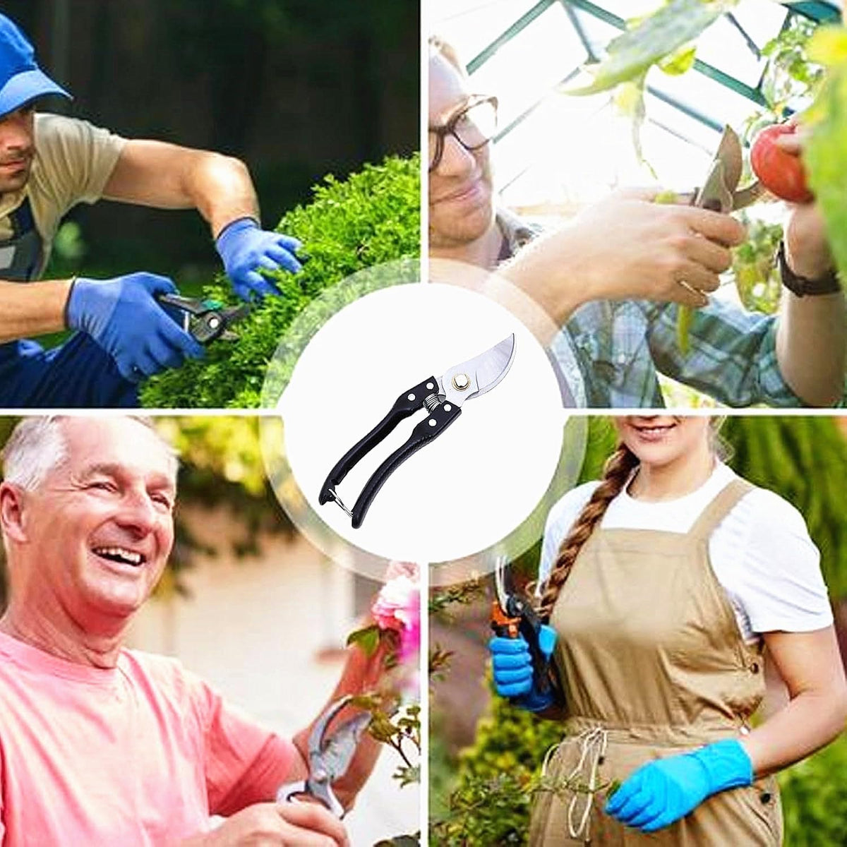 Garden Tool Set 4 PCS Pruning Shears and Garden Shovel Transplant Trowel