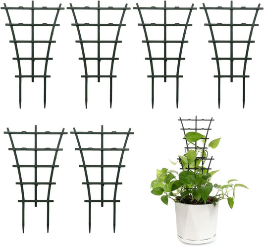 6Pcs Indoor Plant Trellis for Climbing Plants Outdoor, Stackable