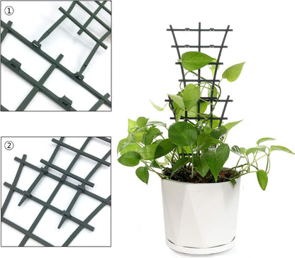 6Pcs Indoor Plant Trellis for Climbing Plants Outdoor, Stackable