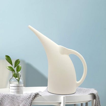 Watering Can - 1/2 Gallon - for Indoor and Outdoor Plant Garden - White