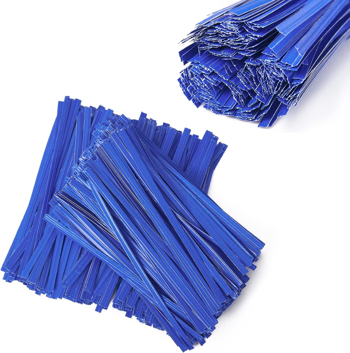 500 Pcs 5" Kraft Paper Twist Ties Reusable Bread Ties, for Party Cello Candy Bread Coffee Bags Cake Pops