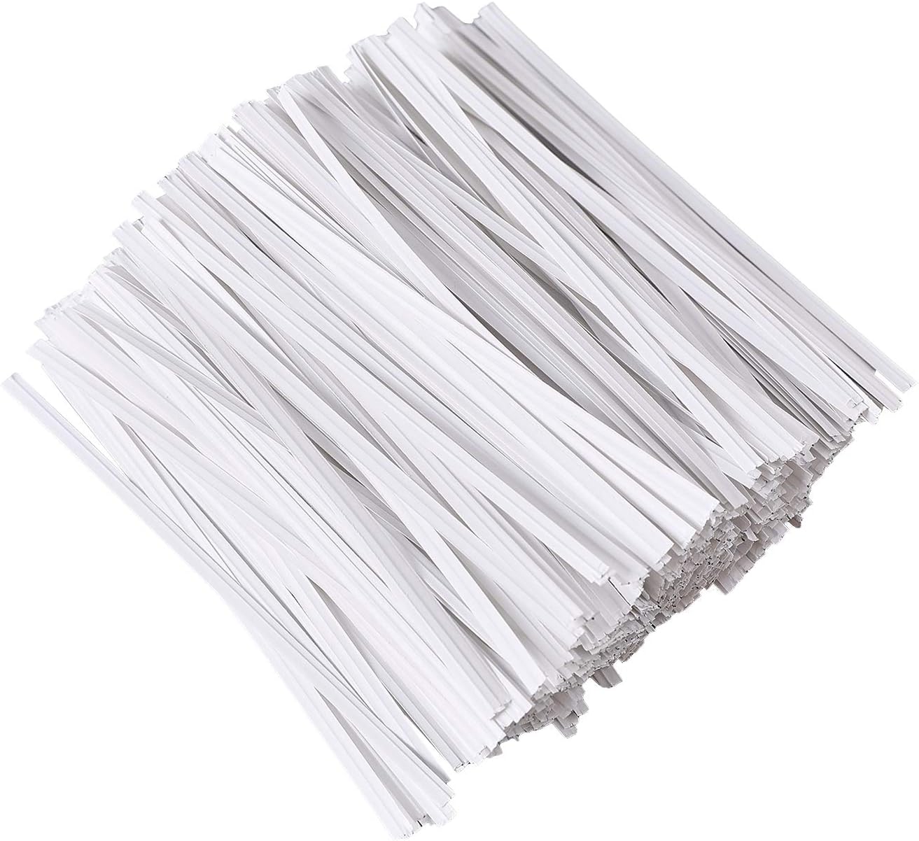 500 Pcs 5" Kraft Paper Twist Ties Reusable Bread Ties, for Party Cello Candy Bread Coffee Bags Cake Pops