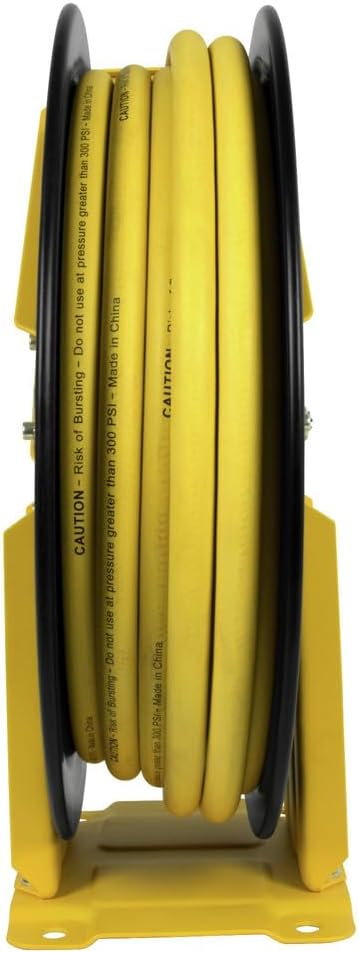 DeWalt DXCM024-0343 Double Arm Hose Reel with 3/8” x 50’ Premium Rubber Hose