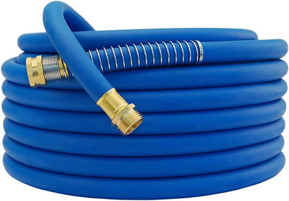 Guitrees Leader Garden Hose 10ft x 5/8", Heavy Duty Short Water Hose, Female to Female Fittings, Five Layered Braiding for Durability, 1000PSI Burst, 300PSI Working (Black) - Colors B