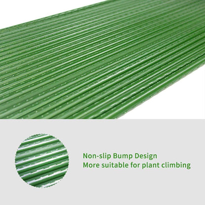Sturdy Metal Garden Plant Stakes 4 Ft Plastic Coated Steel Plant Sticks,Pack of 25