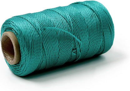 Mason Line String Reel 260FT, 390FT, 780FT, 1500FT, 2300FT, Durable Construction Twine for Laying Bricks, Blocks, Fences in Gardening, DIY & Landscaping Projects (Orange, 262 Ft)