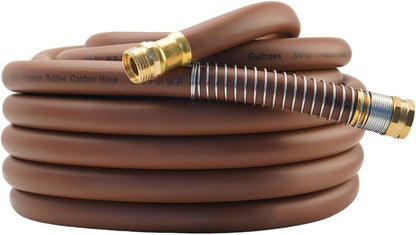 Guitrees Leader Garden Hose 10ft x 5/8", Heavy Duty Short Water Hose, Female to Female Fittings, Five Layered Braiding for Durability, 1000PSI Burst, 300PSI Working (Black) - Colors B