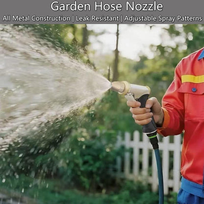 Garden Hose Nozzle, Heavy Duty Hose Nozzle