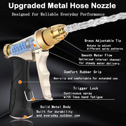 Garden Hose Nozzle, Heavy Duty Hose Nozzle