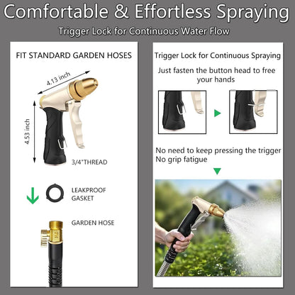 Garden Hose Nozzle, Heavy Duty Hose Nozzle