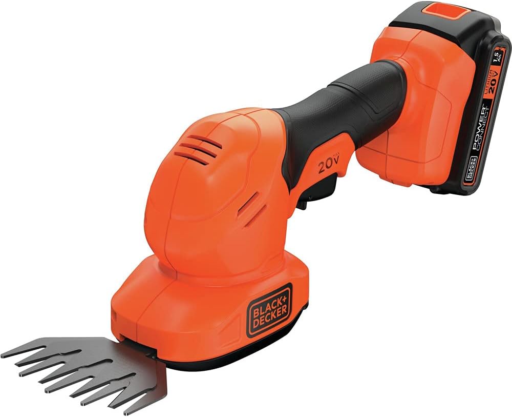 BLACK+DECKER 20V MAX* POWERCONNECT 3/8 in. Cordless Shear Shrubber Kit (BCSS820C1)