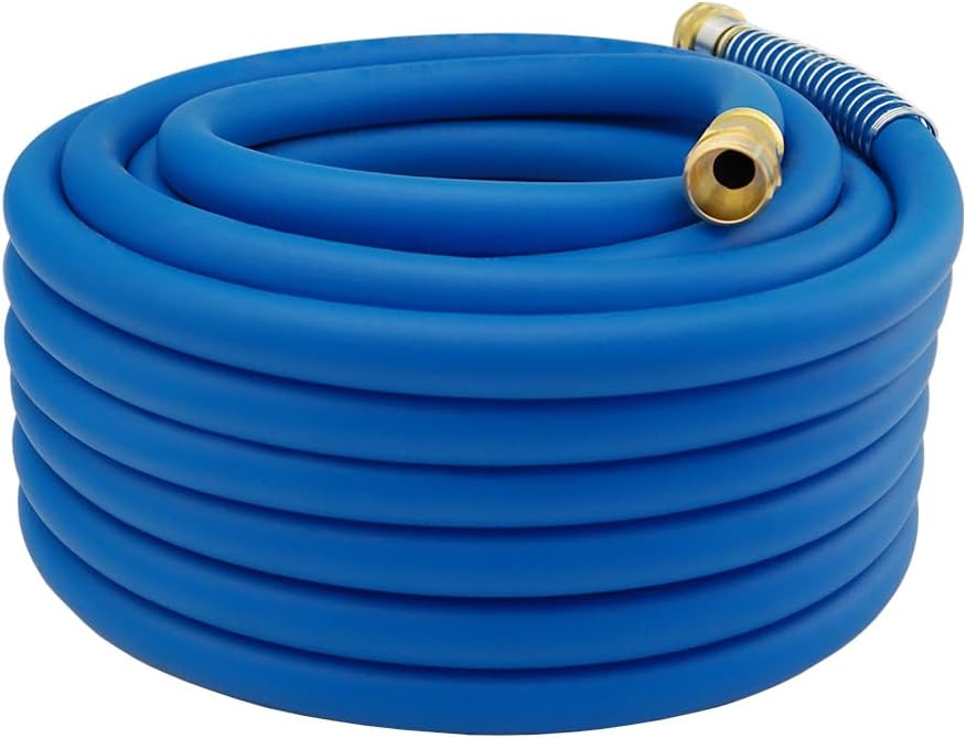 Guitrees Leader Garden Hose 10ft x 5/8", Heavy Duty Short Water Hose, Female to Female Fittings, Five Layered Braiding for Durability, 1000PSI Burst, 300PSI Working (Black) - Colors B