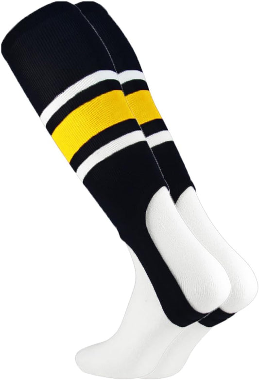 TCK Striped Baseball Stirrups Softball Stirrups 7 Inch - Colors A
