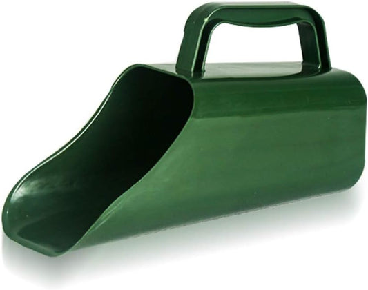 Garden Shovel,Green Scoop, Multifunctional Bucket Gardening Tool, Garden Shovel with Handle, Small Plastic Handy Garden Scoop for Soil, Compost, Planting (As Shown)